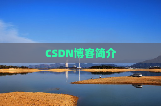 CSDN博客简介